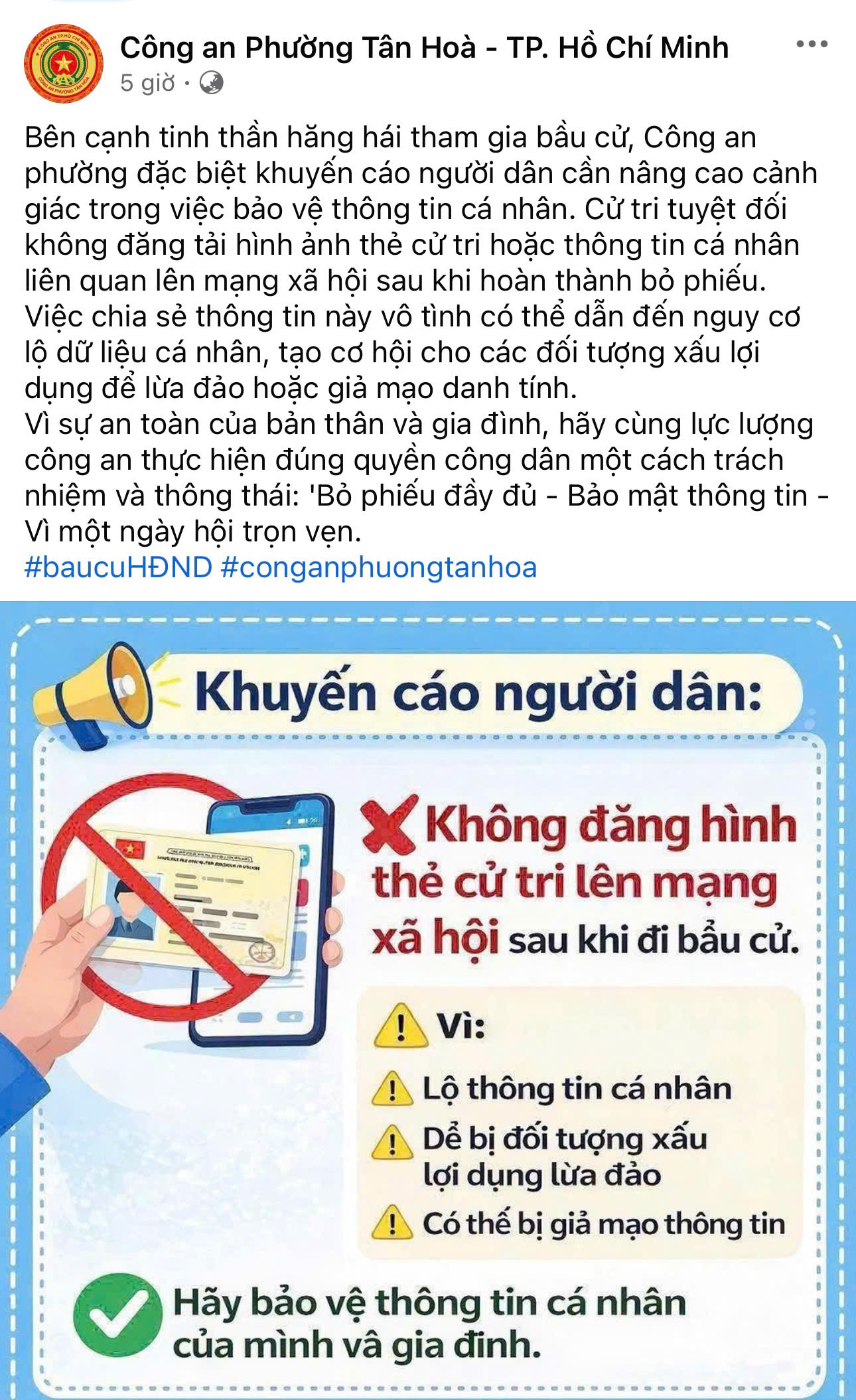 Vì sao không nên đăng thẻ cử tri lên mạng xã hội?- Ảnh 2.