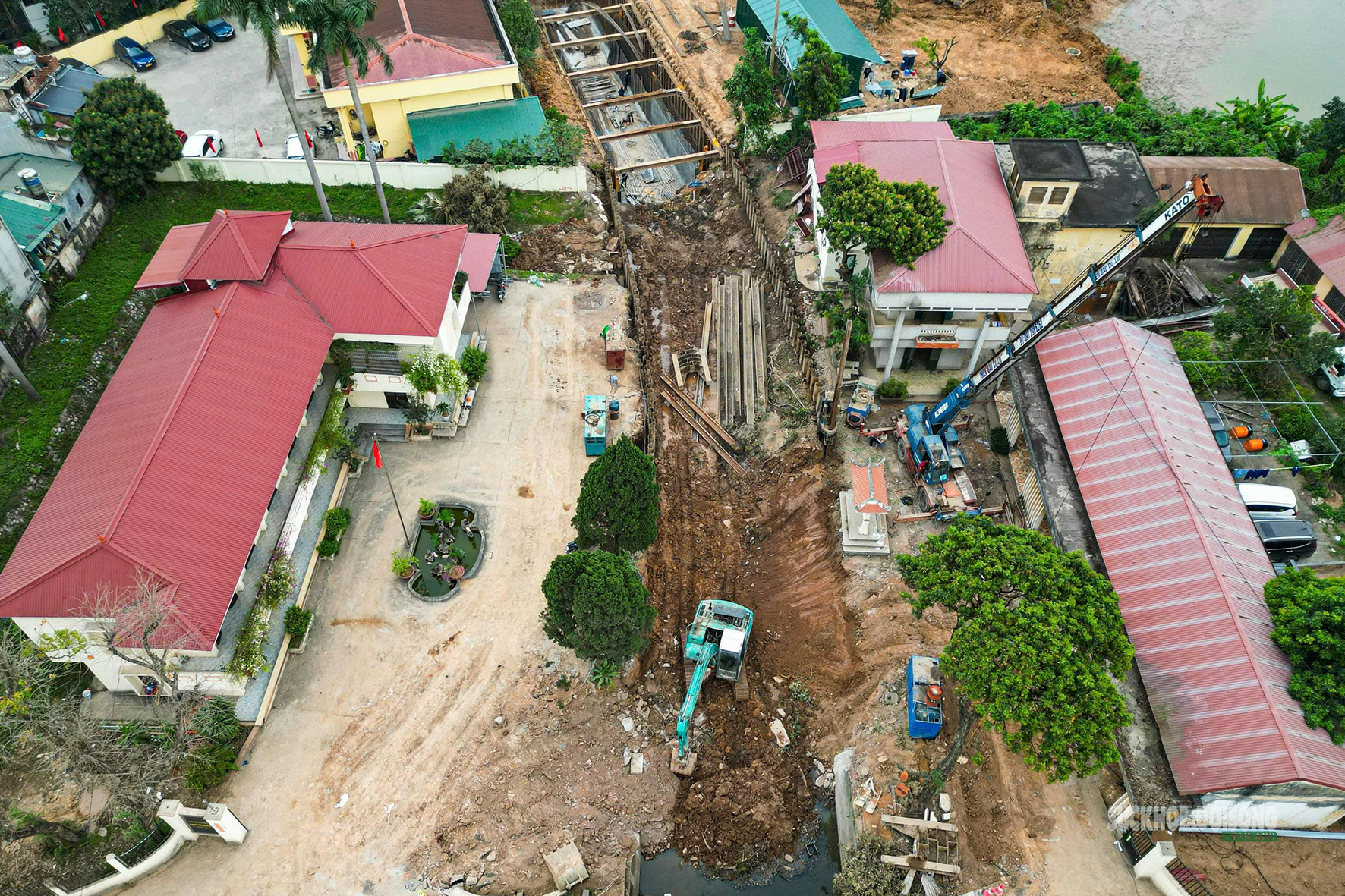 Đại công trường 920 tỷ đồng 'giải cứu' ngập úng phía Tây Bắc Hà Nội- Ảnh 7. Đại công trường 920 tỷ đồng 'giải cứu' ngập úng phía Tây Bắc Hà Nội- Ảnh 7.