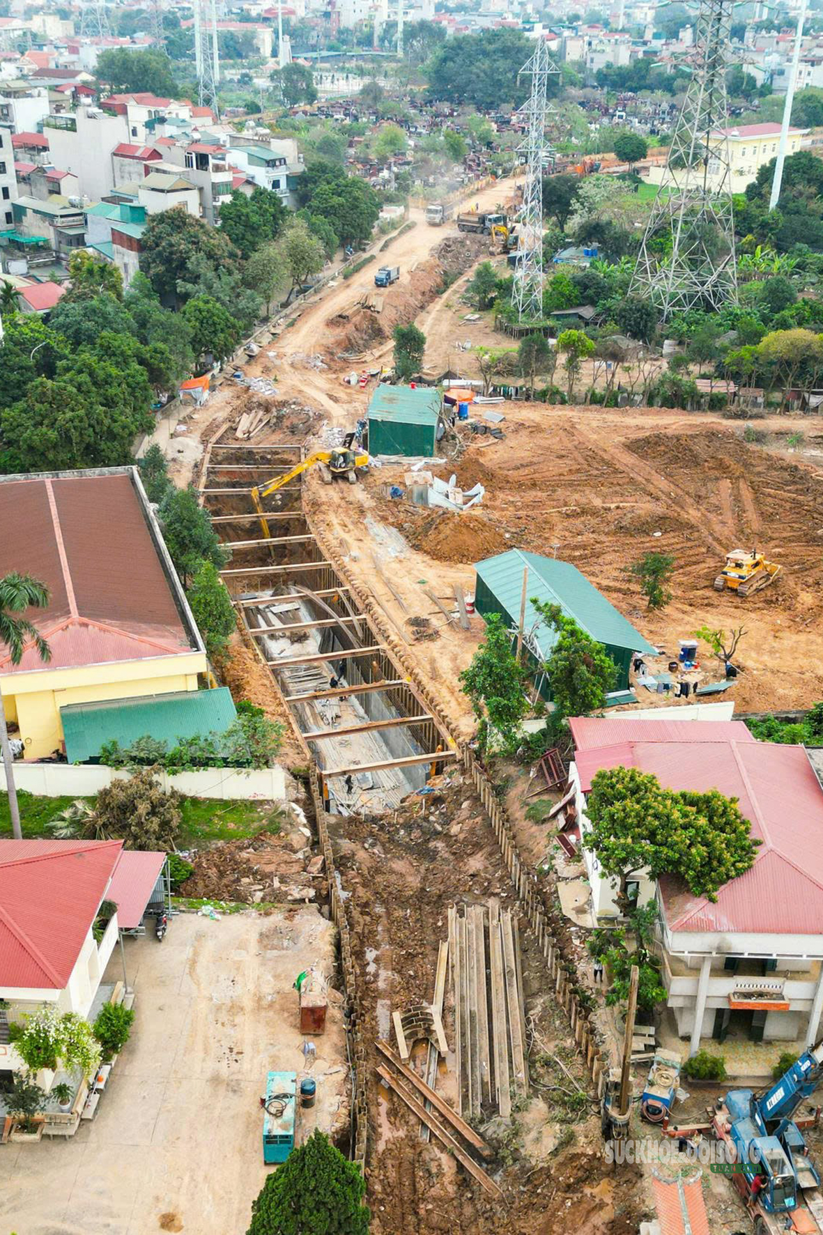 Đại công trường 920 tỷ đồng 'giải cứu' ngập úng phía Tây Bắc Hà Nội- Ảnh 5. Đại công trường 920 tỷ đồng 'giải cứu' ngập úng phía Tây Bắc Hà Nội- Ảnh 5.
