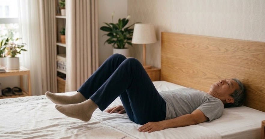 4 bài tập trên giường giúp tăng cơ bụng ở người sau 60 tuổi- Ảnh 6.