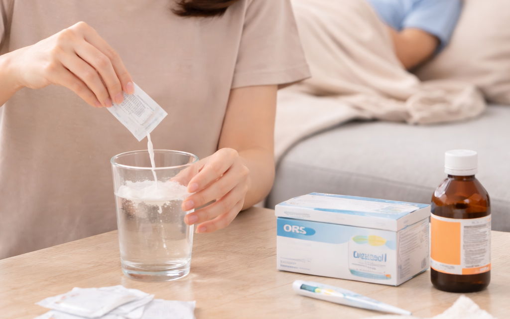 Trẻ bị tay chân miệng có cần uống oresol?