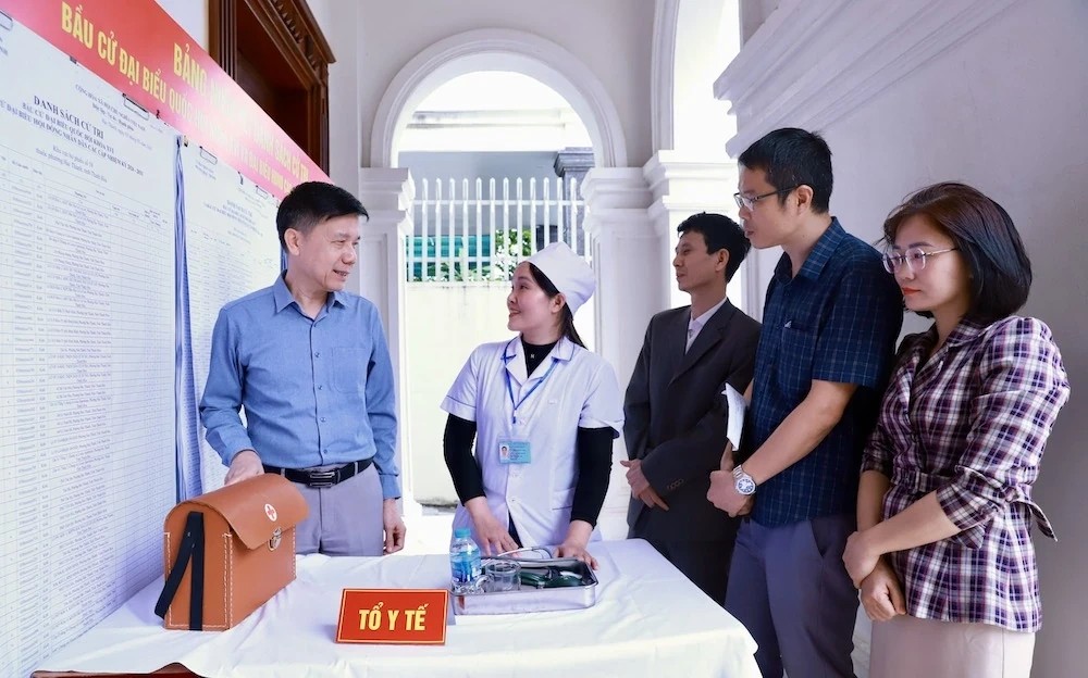 Các trạm y tế từ biển đến miền núi xa ở Thanh Hóa sẵn sàng phục vụ ngày bầu cử- Ảnh 1.