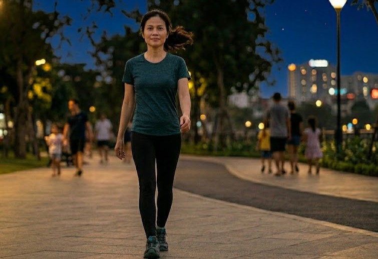 Đi bộ sau ăn tối bao lâu giúp kiểm soát đường huyết, giảm mỡ hiệu quả?- Ảnh 2. Đi bộ sau ăn tối bao lâu giúp kiểm soát đường huyết, giảm mỡ hiệu quả?- Ảnh 2.