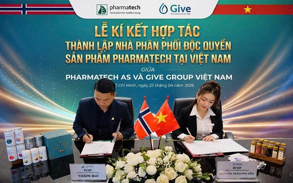 PHARMATECH AS hợp tác chiến lược với GIVE GROUP VIỆT NAM – mở ra giai đoạn phát triển mới- Ảnh 2. PHARMATECH AS hợp tác chiến lược với GIVE GROUP VIỆT NAM – mở ra giai đoạn phát triển mới- Ảnh 2.