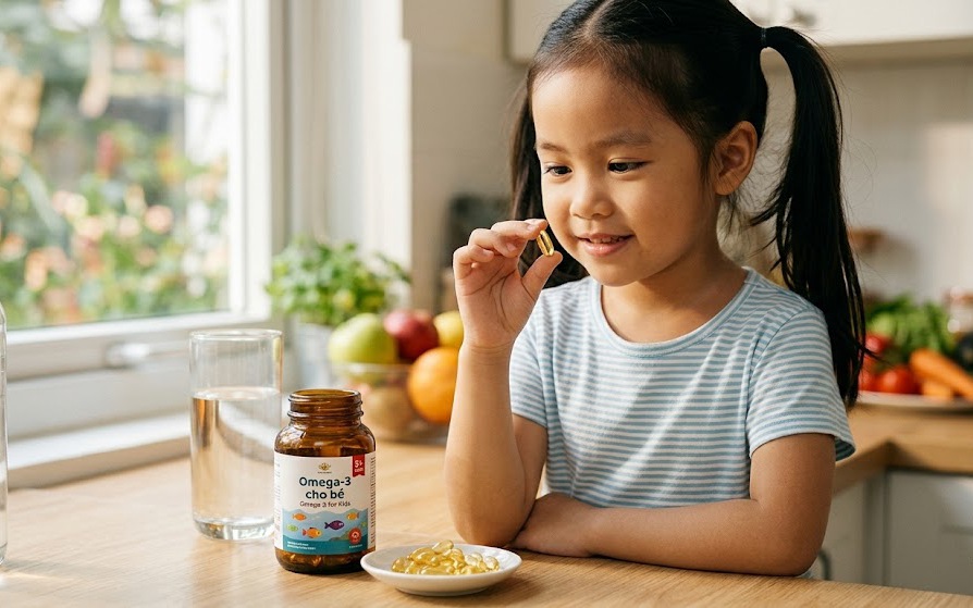 3 điều cha mẹ cần lưu ý khi bổ sung omega-3 cho trẻ