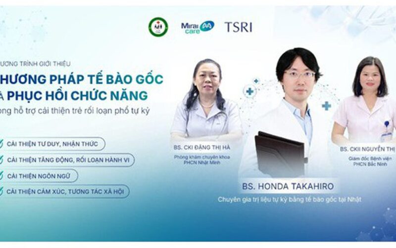 Cơ hội cải thiện cho trẻ tự kỷ nhờ kết hợp giữa phương pháp tế bào gốc và phục hồi chức năng