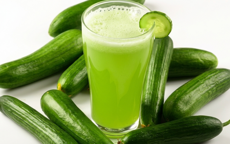 5 lý do nên uống nước ép dưa chuột
