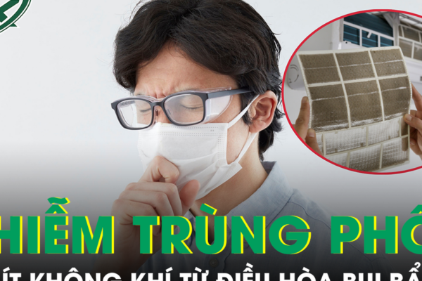 Dùng điều hòa lâu ngày không vệ sinh, người đàn ông 32 tuổi nhập viện vì viêm phổi nặng