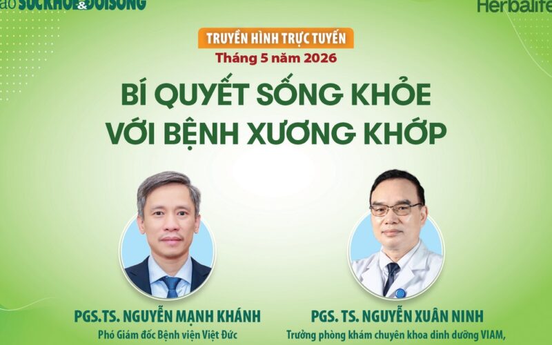 Truyền hình trực tuyến: Bí quyết sống khỏe với bệnh xương khớp
