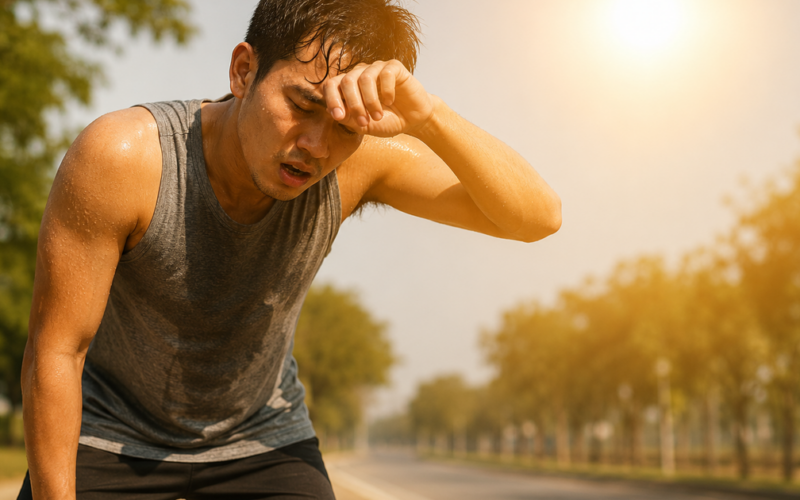 8 nhóm người có nguy cơ sốc nhiệt và biến cố tim mạch do chạy bộ mùa nắng nóng