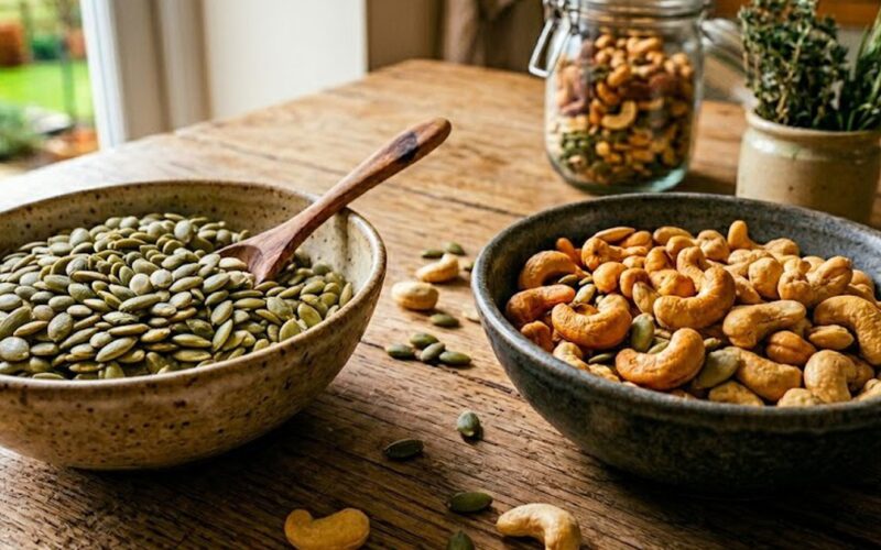 Hạt bí so với hạt điều: Loại nào tốt cho sức khỏe hơn?
