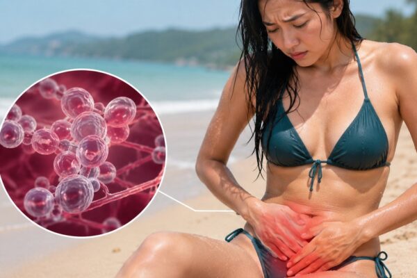 Sai lầm khi đi biển khiến viêm âm đạo do nấm tái phát nhiều lần
