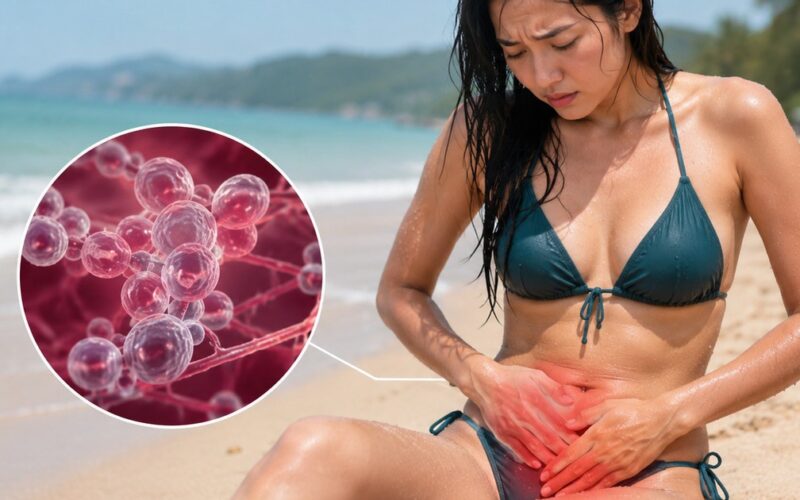 Sai lầm khi đi biển khiến viêm âm đạo do nấm tái phát nhiều lần