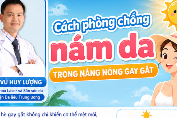 Cách phòng chống nám da, tàn nhang trong nắng nóng gay gắt