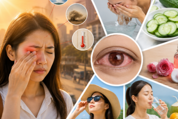 Nắng nóng gây hại mắt thế nào? 5 cách bảo vệ mắt trong mùa hè