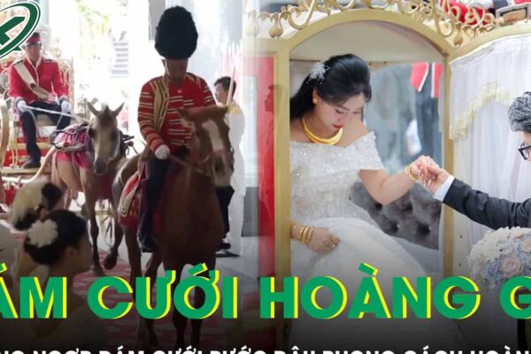 Choáng ngợp trước đám cưới rước dâu phong cách hoàng gia ‘có 1 không 2’