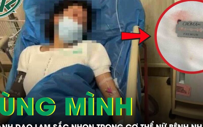 Rùng mình cảnh bác sĩ lấy ra 6 mảnh dao lam sắc nhọn từ cơ thể nữ bệnh nhân