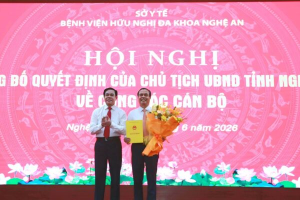 Tân Giám đốc Bệnh viện Hữu nghị Đa khoa Nghệ An: Xây dựng bệnh viện thông minh, chuyên nghiệp và hiện đại