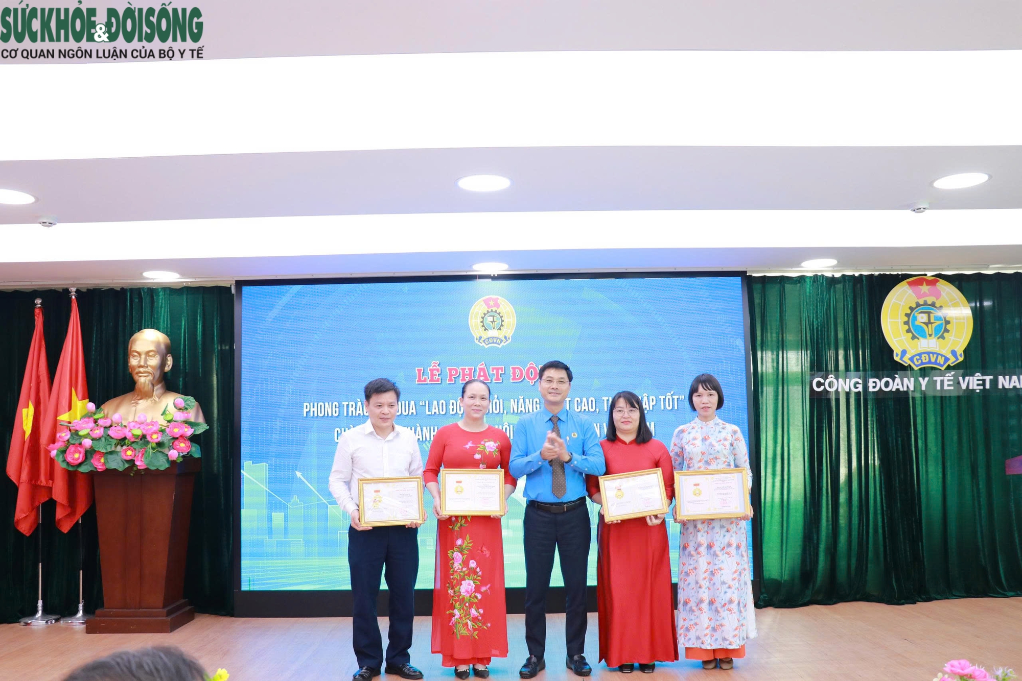 Công đoàn Y tế Việt Nam phát động phong trào thi đua 'Lao động giỏi, năng suất cao, thu nhập tốt'- Ảnh 3.