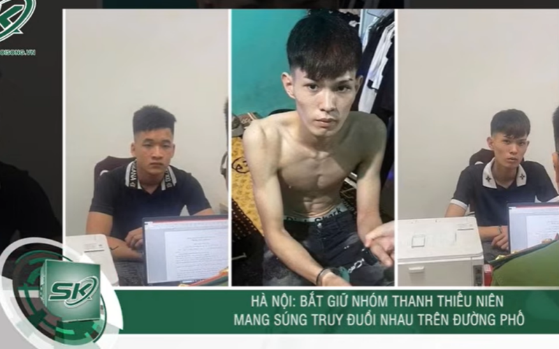 Sáng 25/5: Bắt nóng nhóm ‘boy phố’ vác súng diễu oai, đánh người đi đường thương tích ở Hà Nội