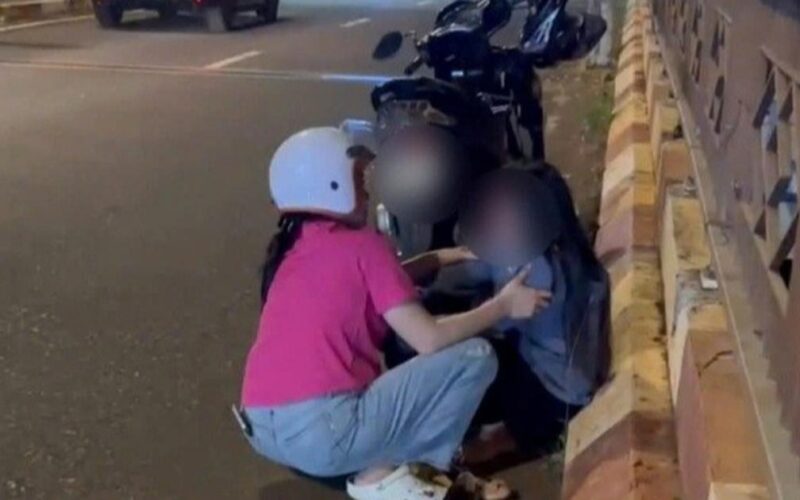 Nữ thiếu tá công an nhanh trí cứu người phụ nữ định nhảy cầu ở Lâm Đồng