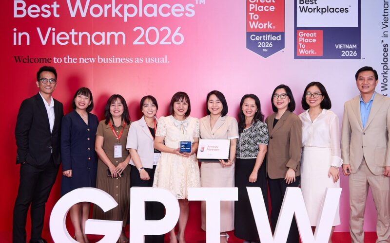 Amway Việt Nam hai năm liên tiếp đứng Top nơi làm việc xuất sắc hàng đầu Việt Nam 2026