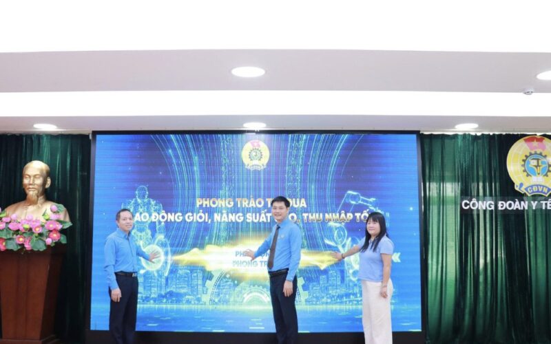 Công đoàn Y tế Việt Nam phát động phong trào thi đua ‘Lao động giỏi, năng suất cao, thu nhập tốt’