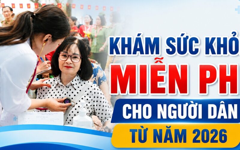 Khám sức khỏe miễn phí cho người dân từ năm 2026