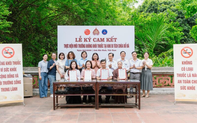 Xây dựng Di tích Quốc gia đặc biệt Chùa Bổ Đà thành mô hình điểm không khói thuốc lá