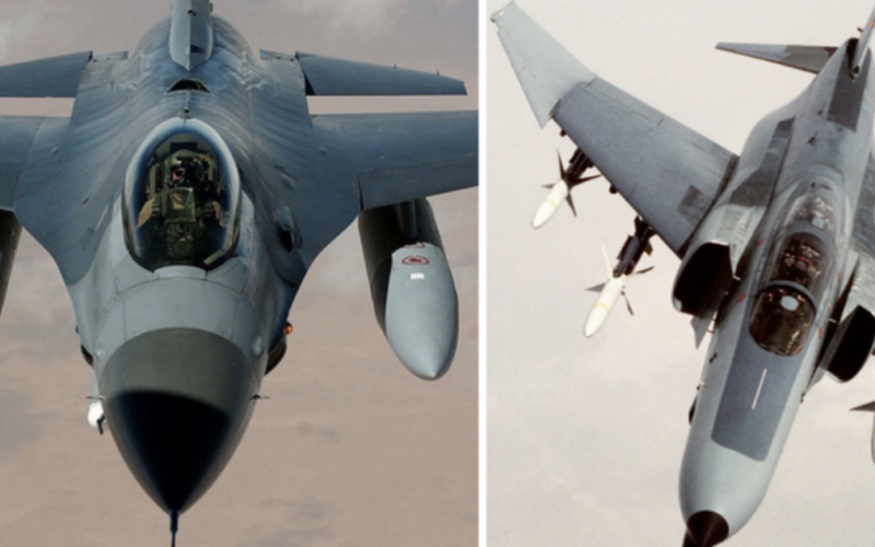 Tiêm kích F-4 Iran giao chiến F-16 Mỹ trong không phận Saudi Arabia