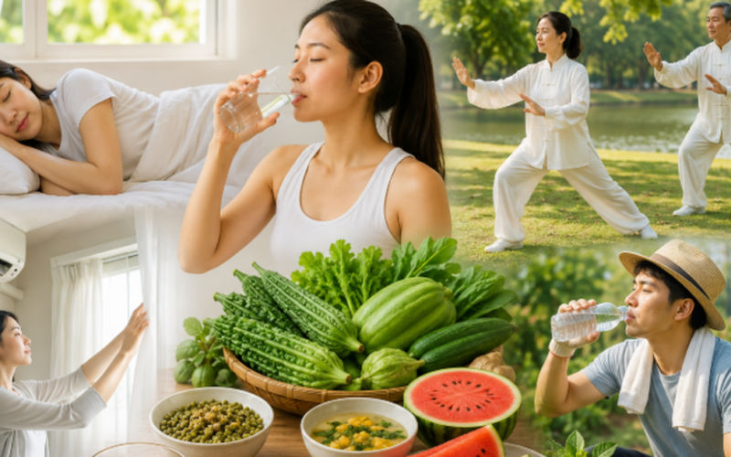 3 nguyên tắc dưỡng sinh giúp cơ thể khỏe mạnh trong mùa hè