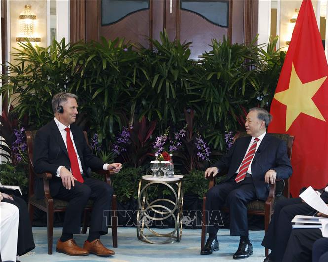 Tổng Bí thư, Chủ tịch nước Tô Lâm tiếp Bộ trưởng Quốc phòng các nước trong khuôn khổ Đối thoại Shangri-la- Ảnh 2.
