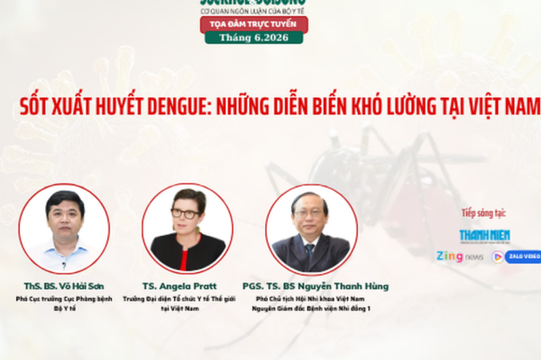 Truyền hình trực tuyến: Sốt xuất huyết Dengue gia tăng với nhiều diễn biến khó lường tại Việt Nam