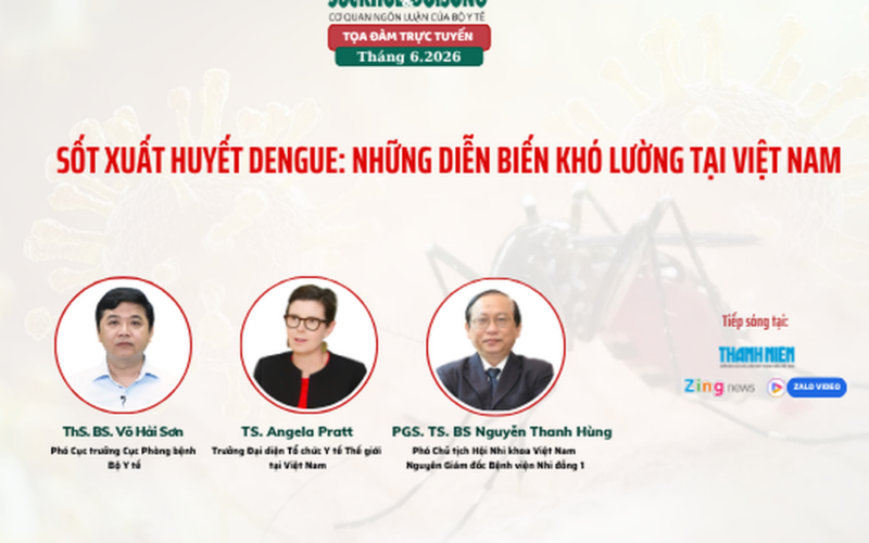 Truyền hình trực tuyến: Sốt xuất huyết Dengue gia tăng với nhiều diễn biến khó lường tại Việt Nam