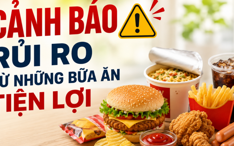 Ngày An toàn Thực phẩm Thế giới 7/6: Chuyên gia cảnh báo từ những bữa ăn tiện lợi