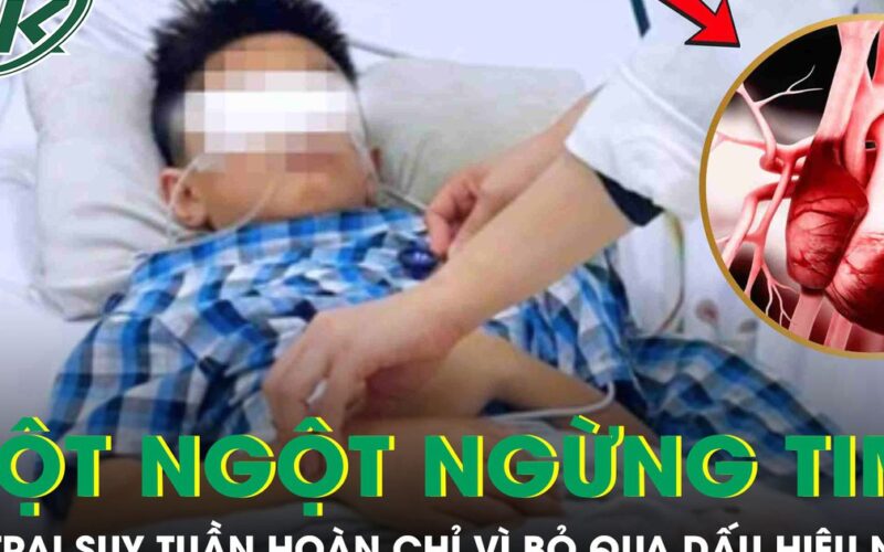 Bé trai 10 tuổi đột ngột ngưng tim, suy tuần hoàn nguy kịch tại nhà chỉ vì bỏ qua dấu hiệu này