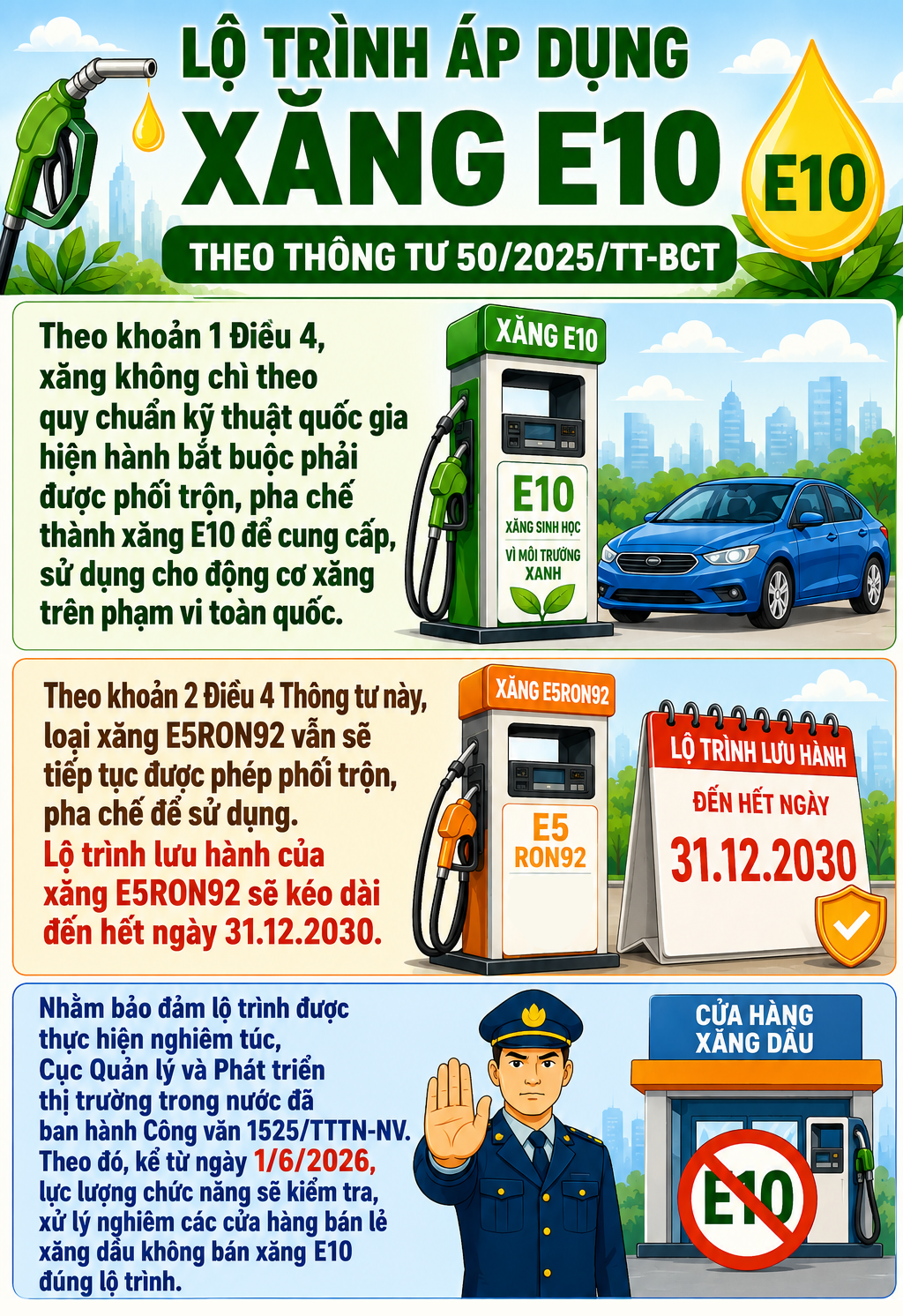 Một quy định mới về xăng E10 có hiệu lực từ 1/6 người dân cần lưu ý- Ảnh 1.
