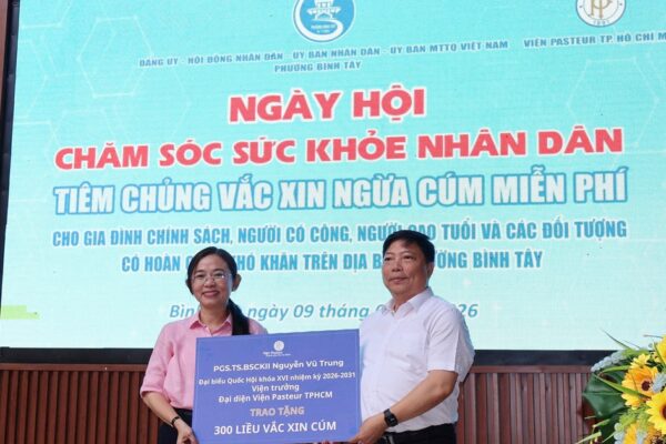 300 liều vaccine cúm đến với người dân phường Bình Tây, TPHCM