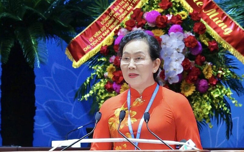 Bà Lê Thị Thủy tái cử Chủ tịch Hội Liên hiệp Phụ nữ Việt Nam khóa XIV