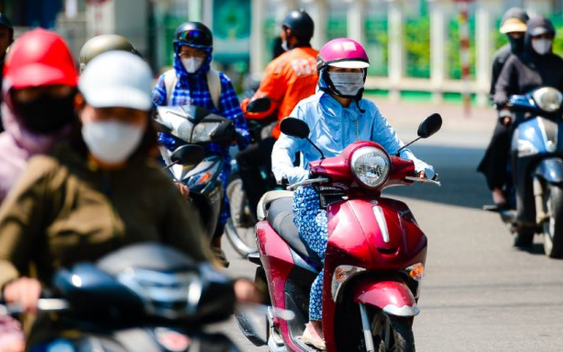 Nắng nóng gia tăng khu vực đồng bằng Bắc Bộ và Trung Bộ