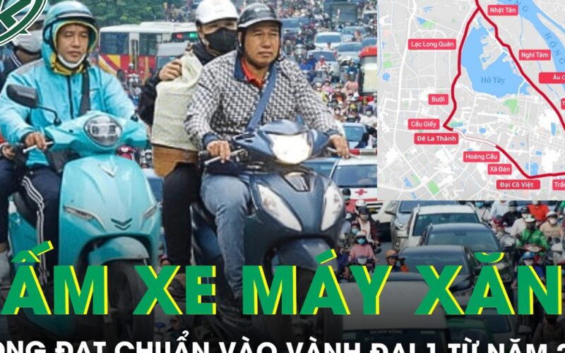 Hà Nội sẽ cấm xe máy xăng không đạt chuẩn vào Vành đai 1 từ năm 2028, hỗ trợ 20 triệu đồng cho hộ nghèo chuyển đổi phương tiện giao thông xanh